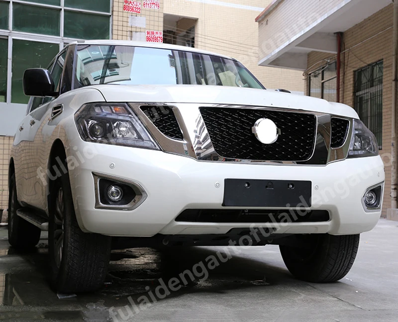 Решетка радиатора переднего бампера из АБС-пластика для Nissan Armada Patrol Y62 2010-2019 |