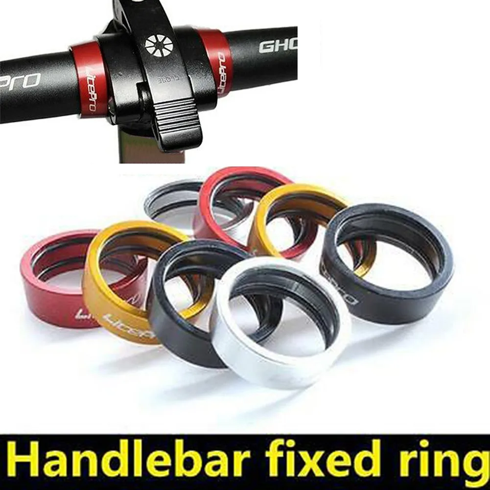 

Red Handlebar Lock Ring Silver Tube 25.4mm Black Cross Folding Bicycle