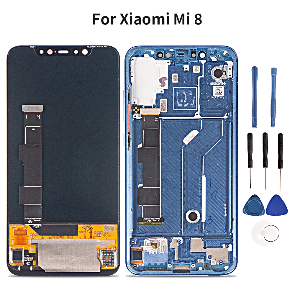 5 88 &quotLcds для Xiaomi Mi8/Mi8 SE дисплей кодирующий преобразователь сенсорного экрана в
