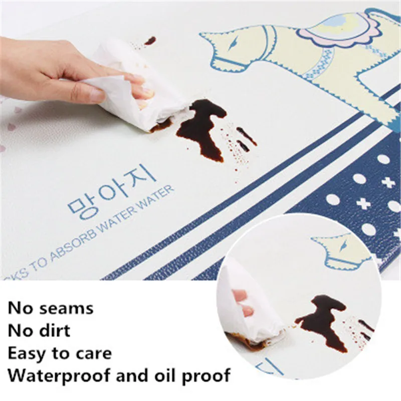 2019 Новый Кухонный коврик скандинавские кожаные коврики маслостойкий