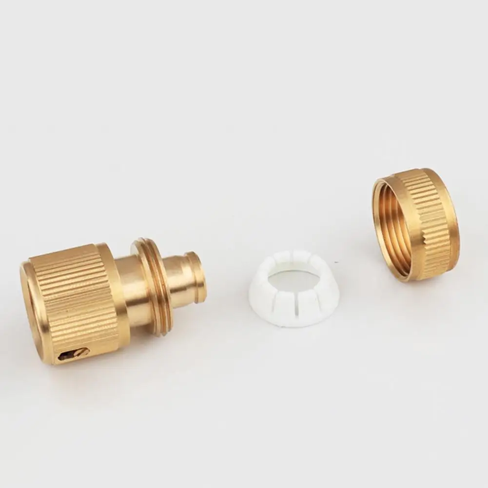 

Tap Connector Copper 4 Points Hose Garden Water Pipe Quick Connectors High Pressure Water Pipe Joints for Garden Supplies