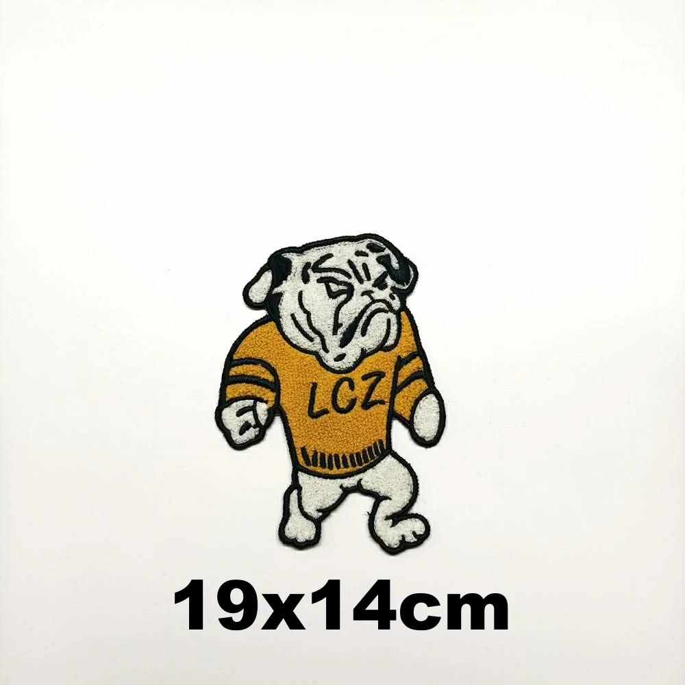 

Accessory large embroidery big dogs cartoon patches for clothing AZ-299