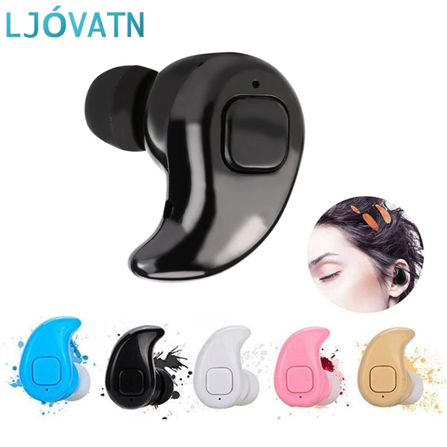 LJOVATN мини беспроводные Bluetooth наушники вкладыши Спортивная гарнитура с микрофоном