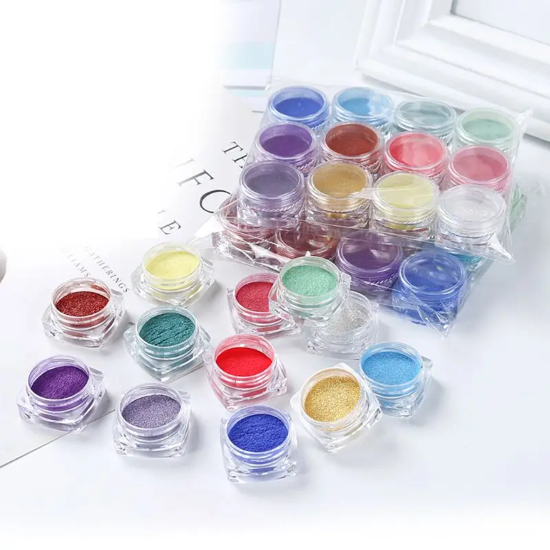 

12 Colors Mica Powder Epoxy Resin Dye Pearl Pigment Natural Mica Mineral Powder