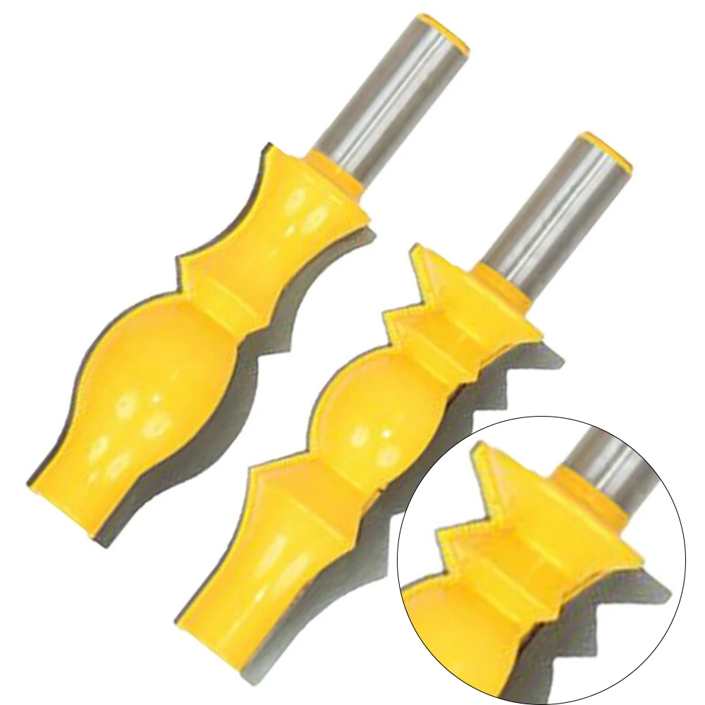 

High Quality Set Of 2PCS Large Reversible Crown Molding Router Bits Carbide 1/2-Inch Shank