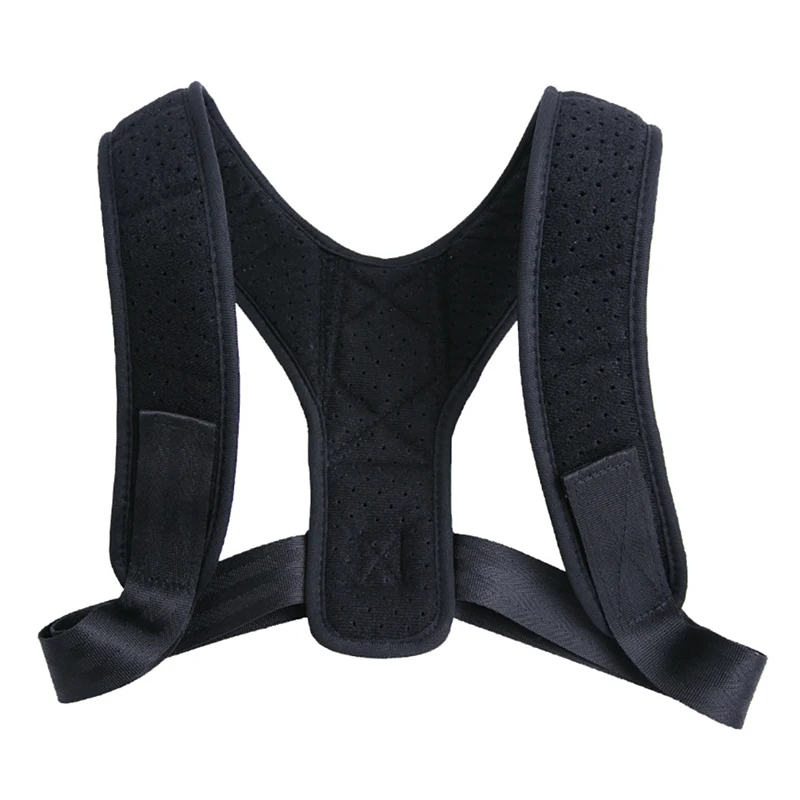 Men Women Adjustable Shoulder Posture Corrector Back Support Strap Brace Spine Lumbar Orthopedic Belt | Спорт и развлечения
