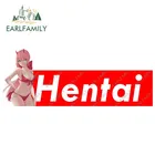 EARLFAMILY 13 см x 5 см для Hentai Zero Two виниловые наклейки на машину Decal мотоцикл окна Campervan доска для серфинга с царапинами