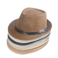 2021 new sun hats unisex women men fashion casual summer trendy beach sun straw panama jazz hat cowboy fedora hat gangster cap