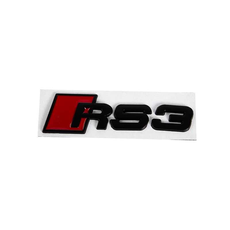 Металлическая 3d-эмблема для Audi RS3 RS4 RS5 RS6 RS8 стильные металлические автомобильные