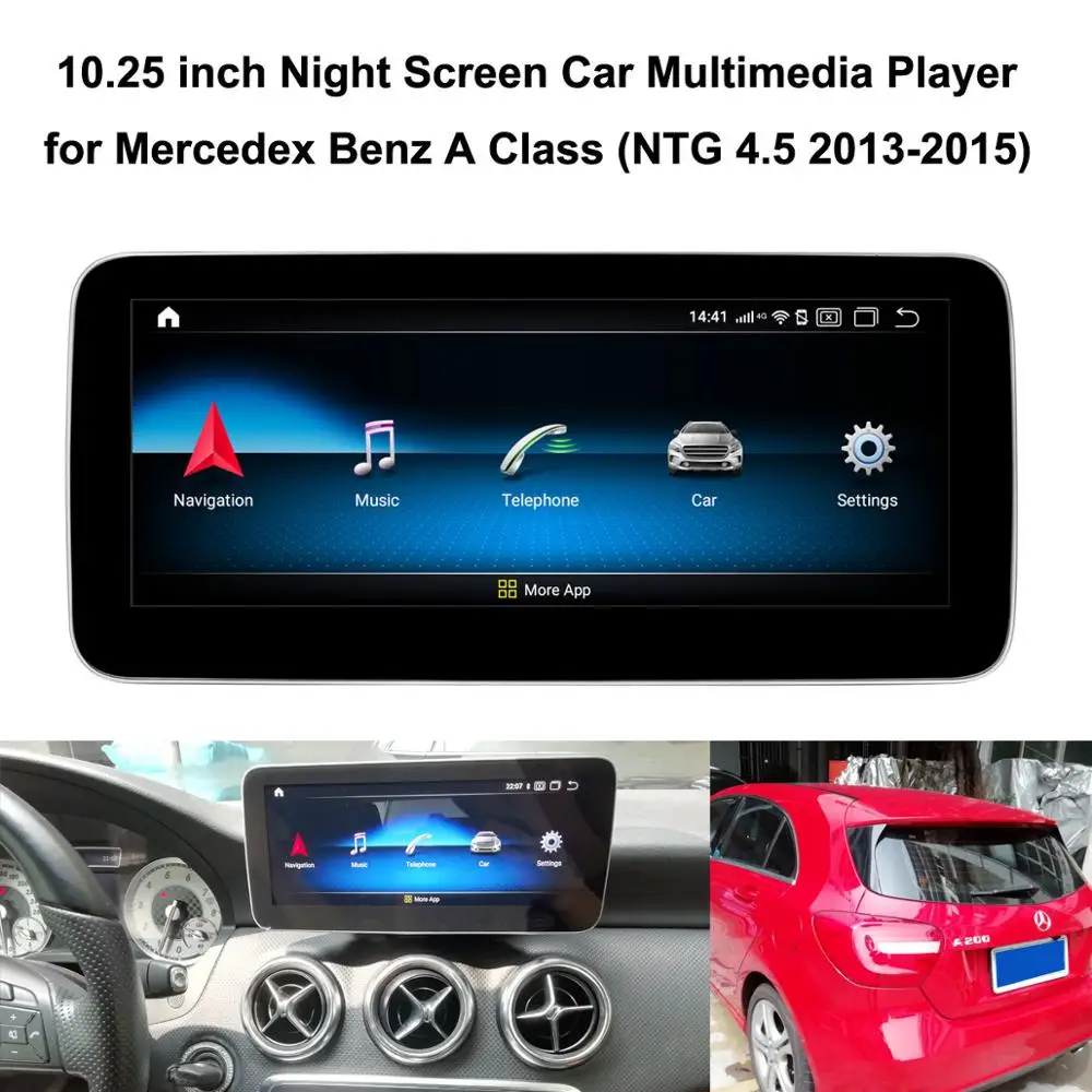 Обновленный оригинальный автомобильный экран специально для Mercedes Benz A класса W176