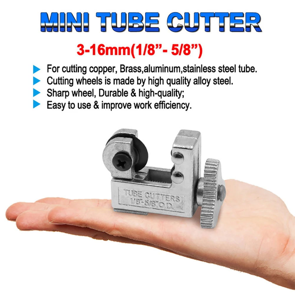 Резчик для трубок и труб из легированной стали Режущий инструмент 1/8 &quot-5/8&quot медь