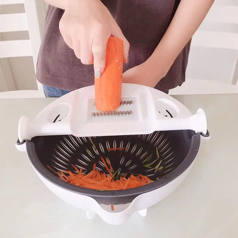 

Кухонная многофункциональная овощерезка в европейском стиле, синяя сливная раковина для резки овощей, кухонная овощерезка