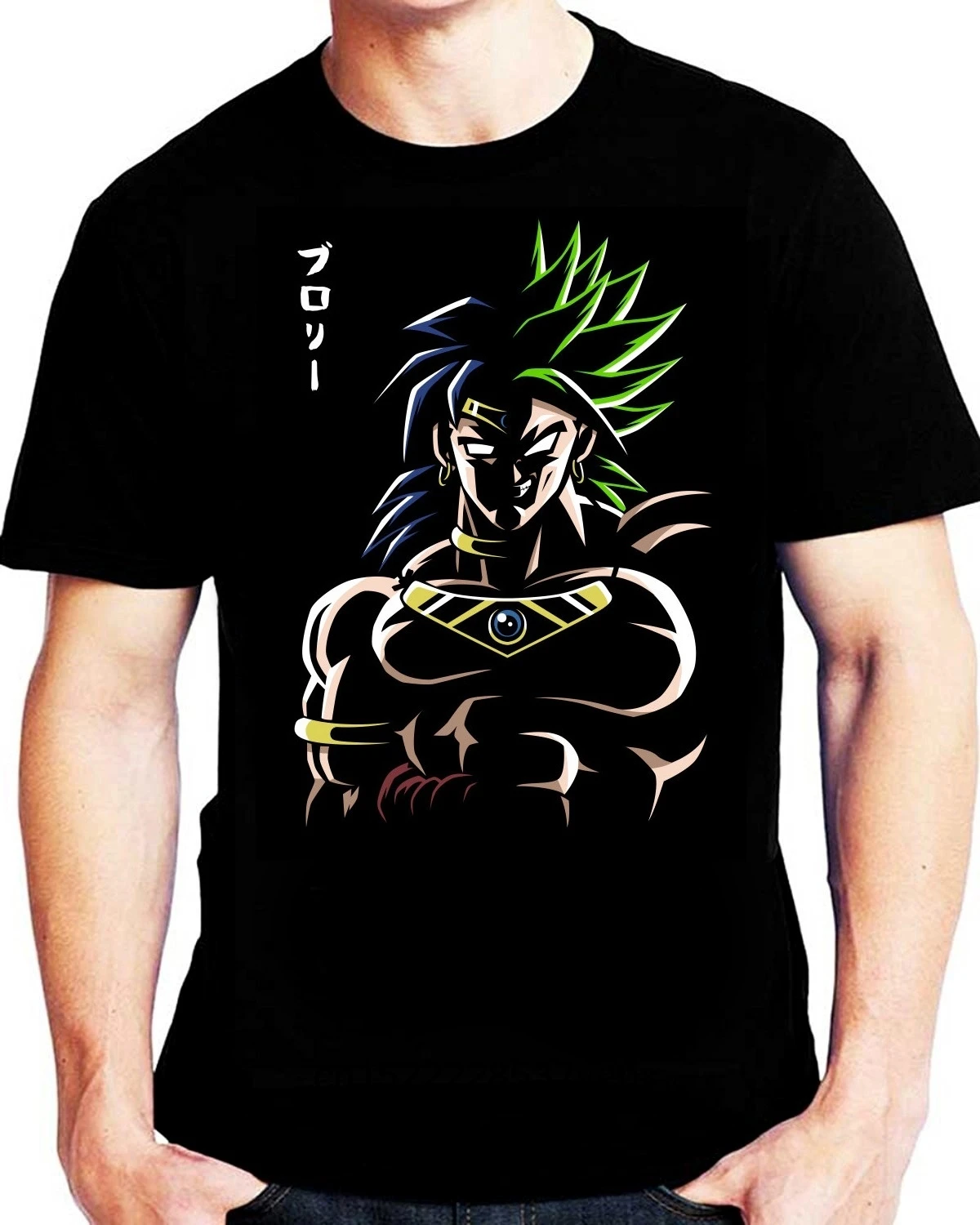 

Men's Fashion Summer T-shirt Legendary two Face - Broly Anime T-Shirt Men's Funny T-shirt