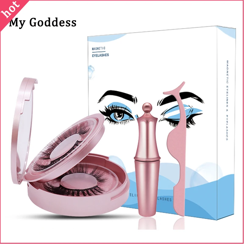 SseyGo магнитные накладные ресницы и Пинцет Набор водостойкая Стойкая подводка для