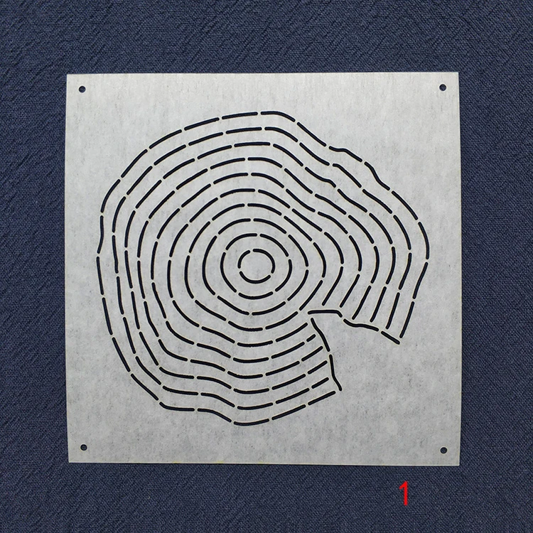 Трафарет Sashiko трафарет с вышивкой для квилтинга диаметром 4 дюйма 9 вариантов