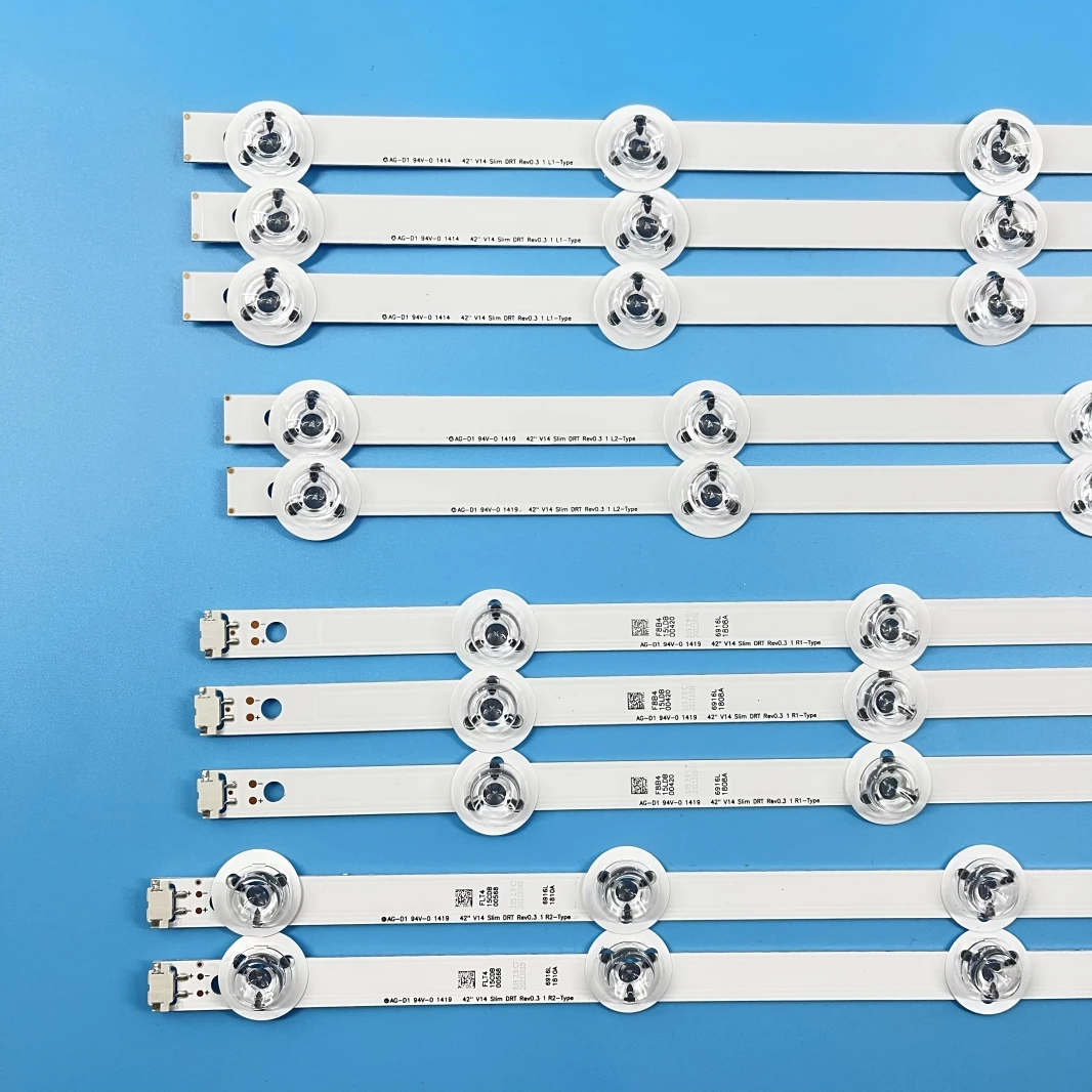 Светодиодная лента для подсветки 812 мм 9 светодиодный одов фотолампочек 42AS740B 42as650e