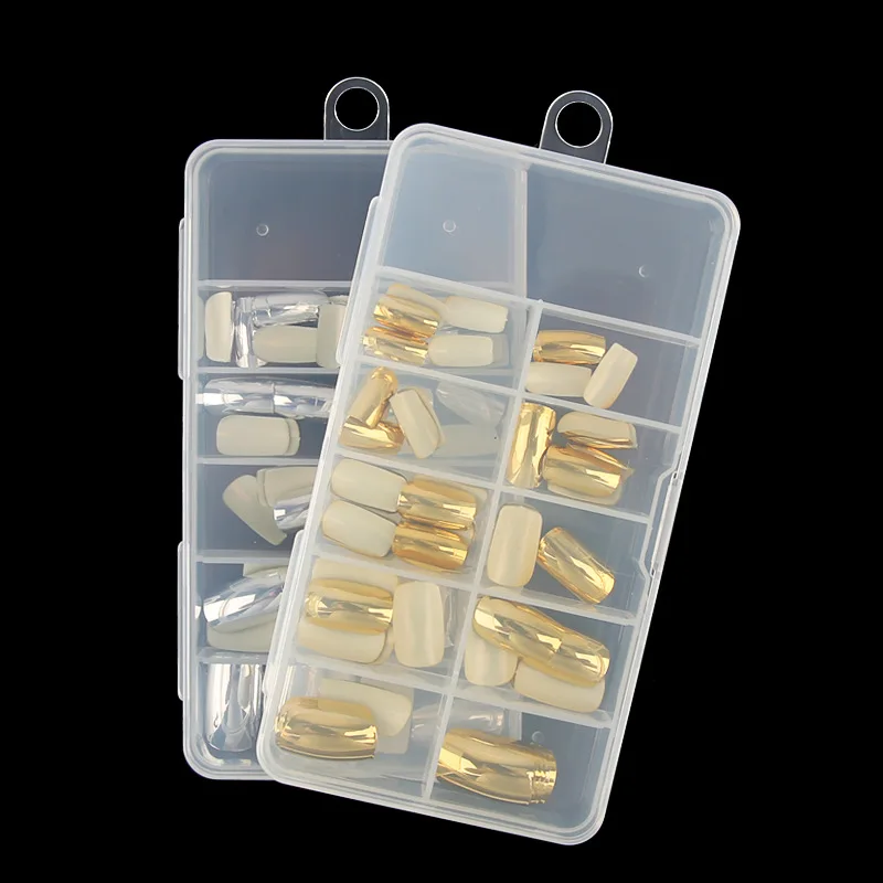 70 шт. металлические искусственные накладные профессиональные ногти полное