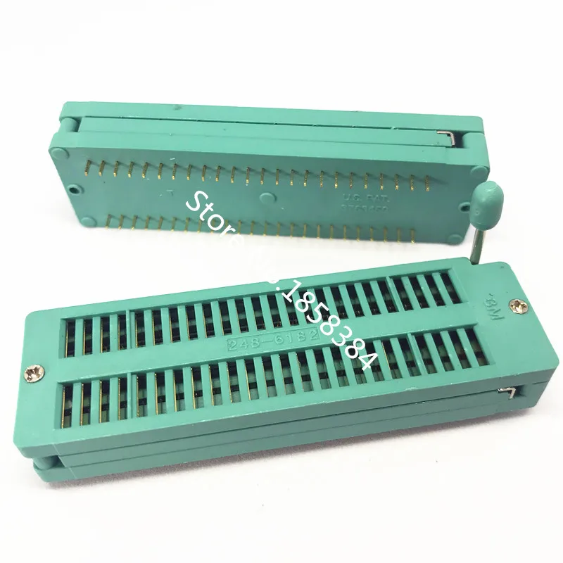 2 шт./лот 3 м ЗОЛОТО DIP 48 Pin 48Pin Универсальный ZIF IC Разъем 12268