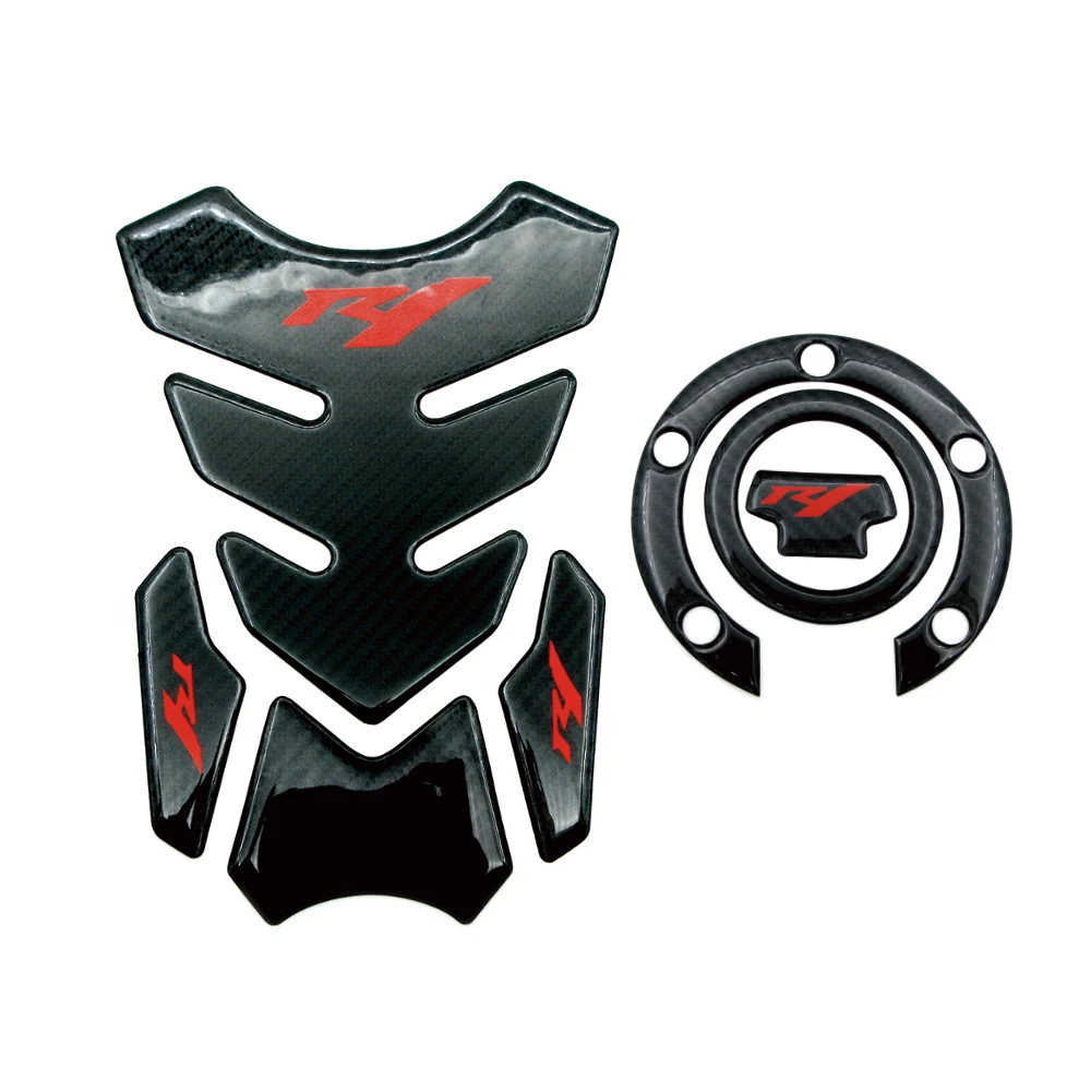 

Новинка, 3d-логотип для мотоцикла, гоночная крышка из углеродного волокна с топливным газом, защитные накладки, наклейки, наклейки для Yamaha YZF ...