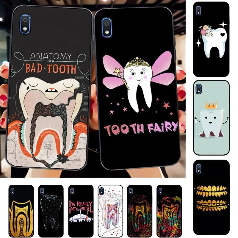

TOPLBPCS Dental Definitions Tooth Phone Case for Samsung A51 01 50 71 21S 70 31 40 30 10 20 S E 11 91 A7 A8 2018