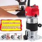 2300 Вт 20000 ОБмин Электрический триммер для деревообработки, фрезерование, гравировка, обрезка, ручной машинка для резки дерева маршрутизатор