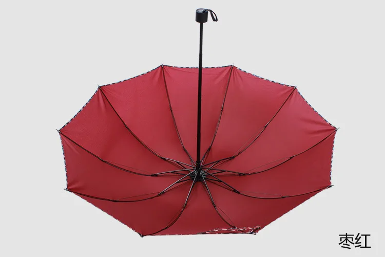 Мужской ветрозащитный складной зонт большой от дождя для женщин и мужчин зонтик