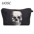 Косметичка UOSC с 3D-принтом в виде черепа, монстра, сумка для косметики, несессер, сумка-Органайзер для вечерние, макияж