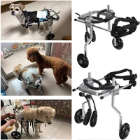 pet dog cat wheelchair for handicapped dog aluminium walk cart scooter for general paralysis dog scooterdisabled dog 0 2 5kg