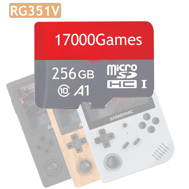 Memory card For RG351M RG351P RG280V RG300X RG350M RG350P RK2020 RK3326 Retro Game with PS1 GBA FBA and many other Emulator | Электроника