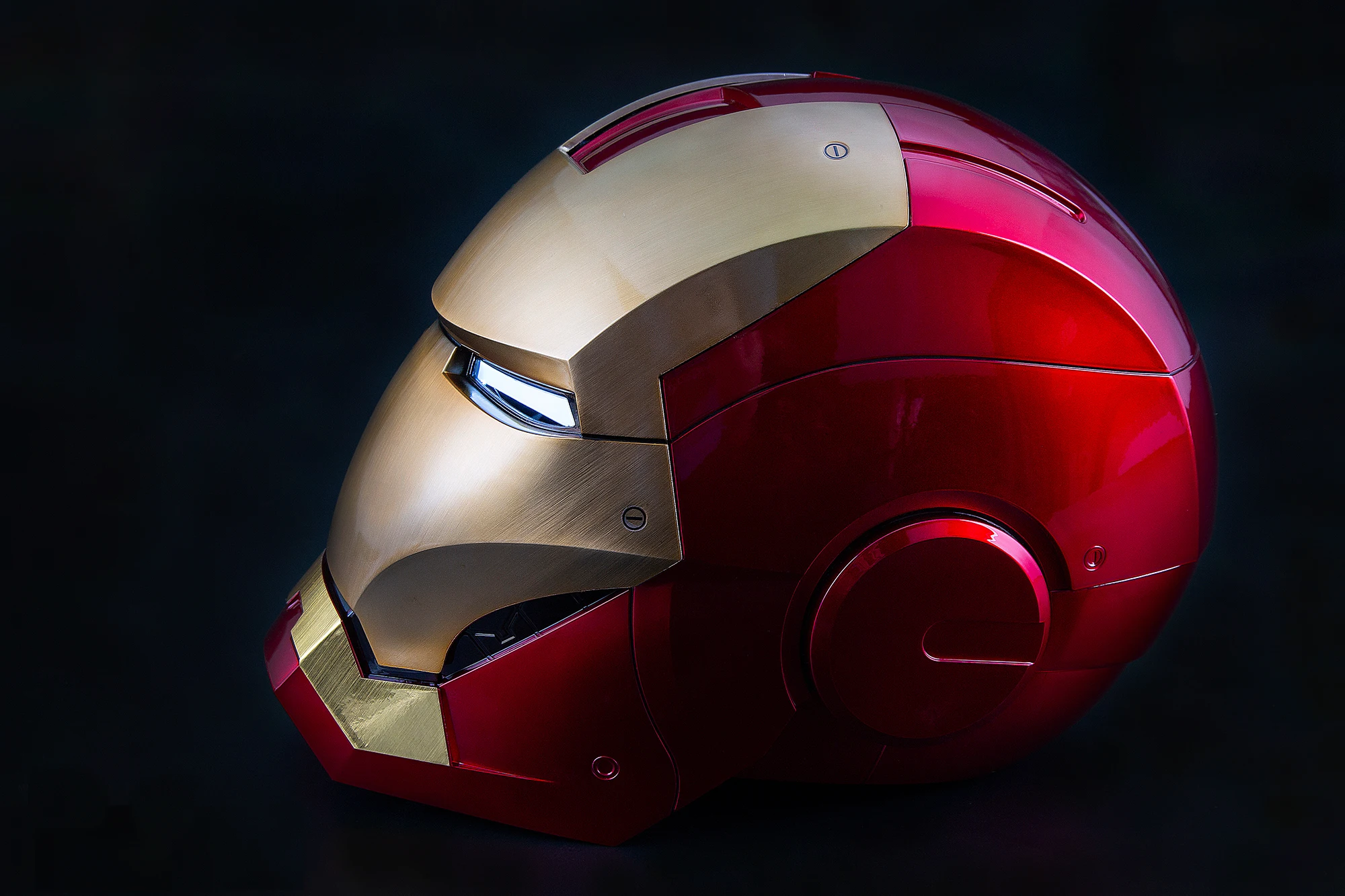 

Mk7 Iron Man Can Wear Helmet Chinese and English Voice Control Lighting Brushed