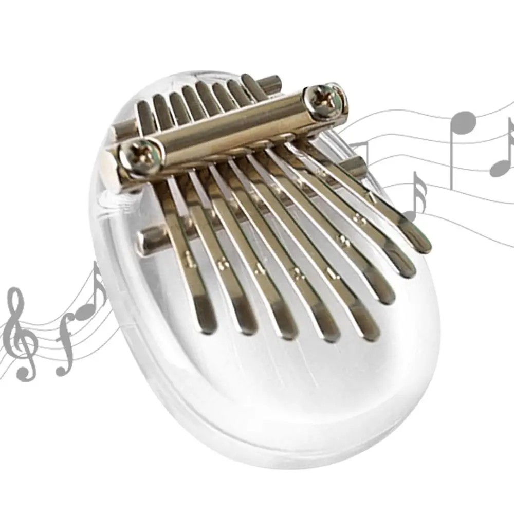 

Exquisite Manganese Steel Nickel Plating Silver Plucked Stringed Instrument Fingertip Piano Kalimba Shrapnel