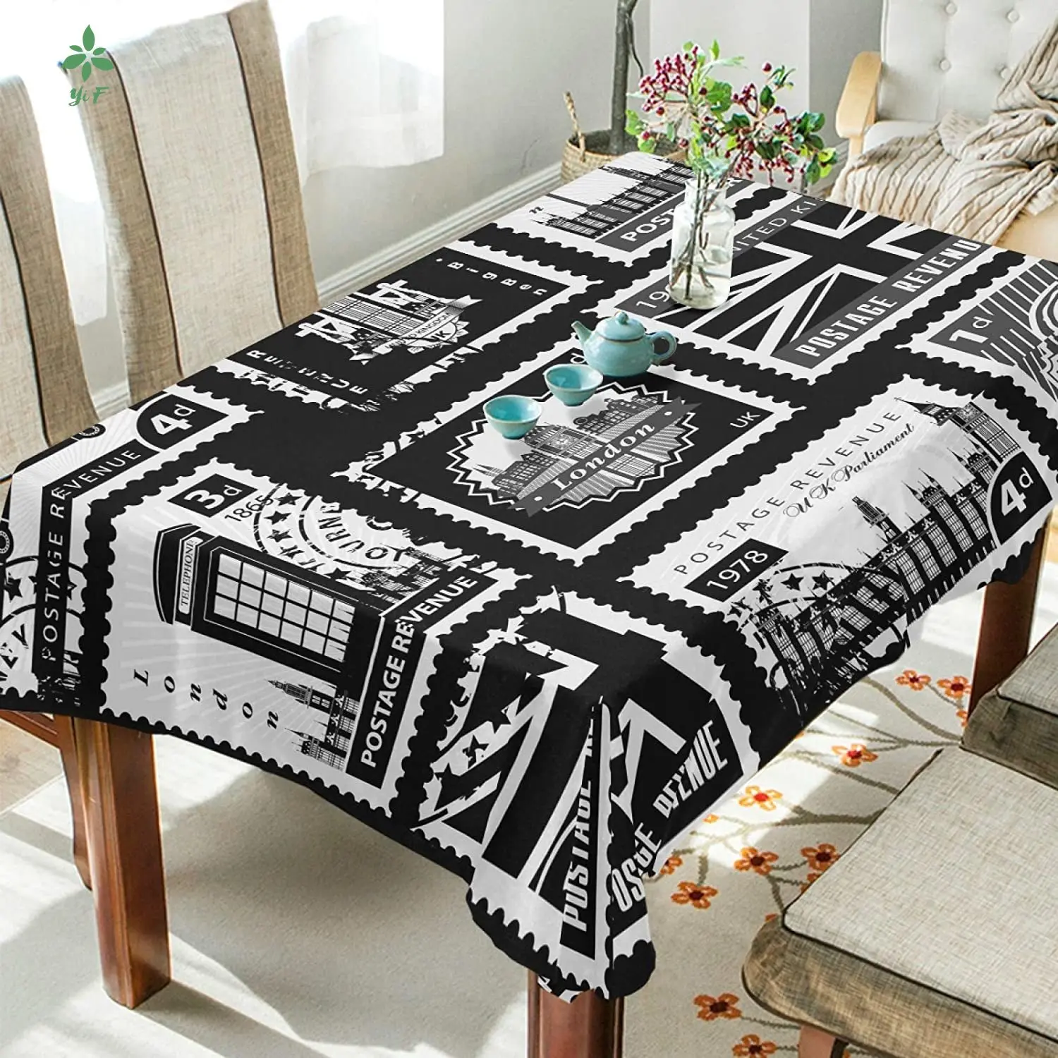 Прямоугольная скатерть с флагом Союза украшение для стола в помещении и на