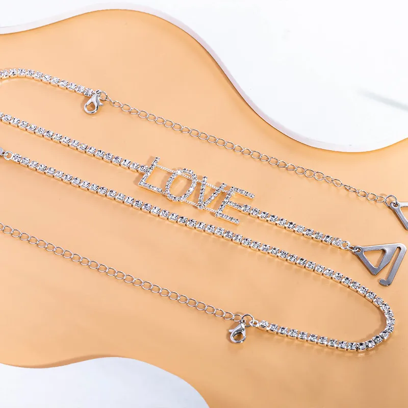 Женский модный регулируемый бюстгальтер с нескользящим ремешком кристаллами