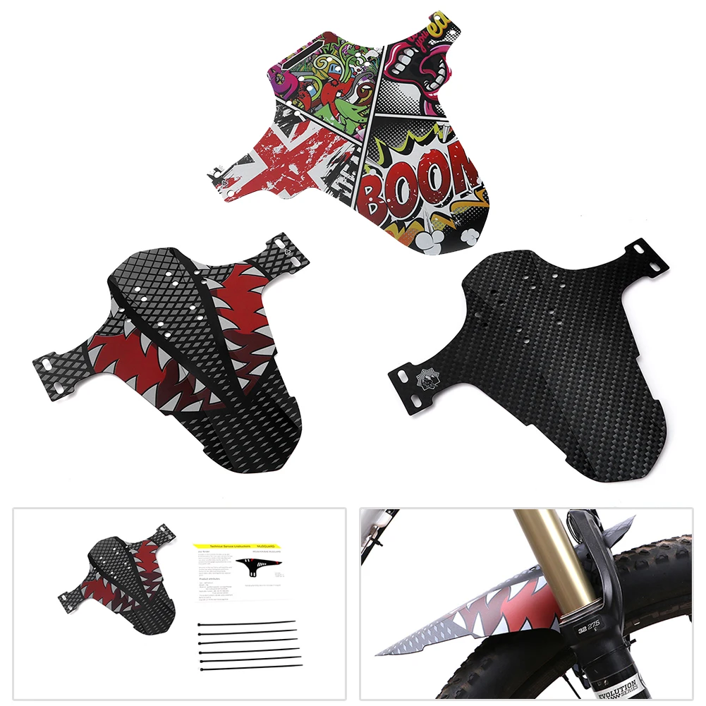 

Mud-Guard Mountain Bike Fenders Front and Rear Mudguard for MTBs, Road Bikes Colorful Tire Wheel Fenders Cycling Accessories