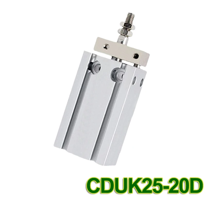 

CDUK25-20D SMC type Double Acting Non-rotating Rod Type bore 25mm stroke 20mm Free Mount Cylinder Single Rod CUK25-20D