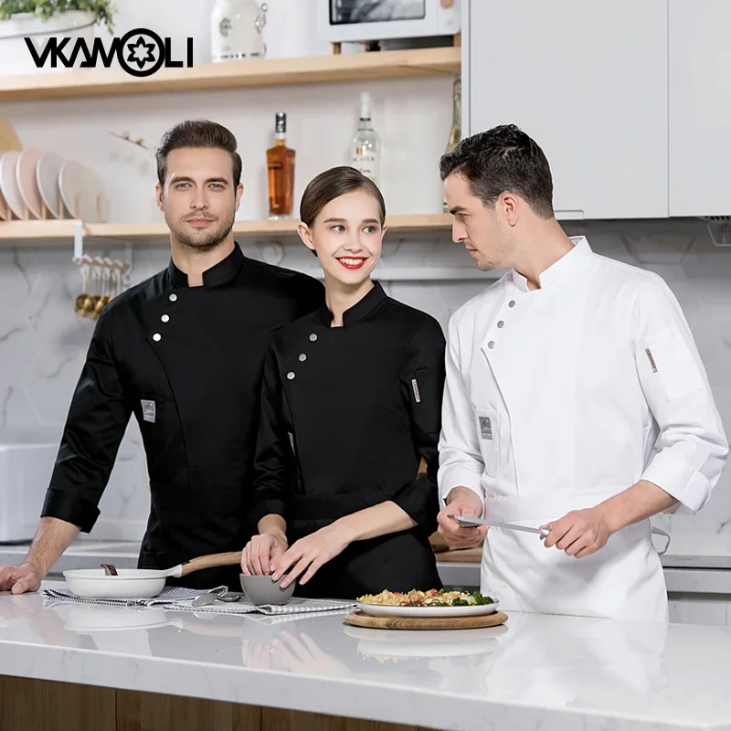 Повседневные мягкие куртки для шеф повара vkamoli унисекс с коротким рукавом и