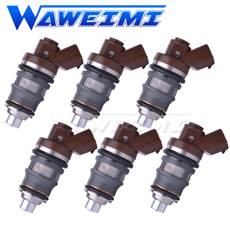 

WAWEIMI Brand New 6x OE 1001-87092 800cc Fuel Injector For Toyota MR2 Celica Supra Turbo New Arrival High Preformance 100187092