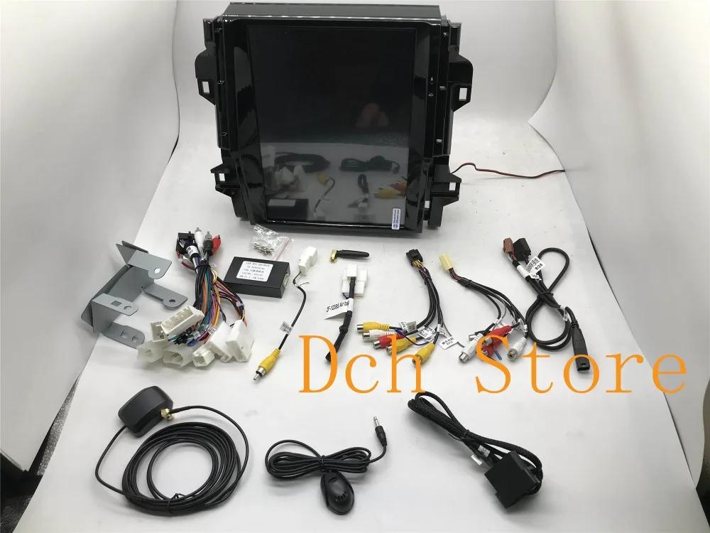 12,1 дюймов вертикальный tesla стиль Android 8,1 автомобильный dvd-плеер gps для Toyota Fortuner для авто AC px6 carplay