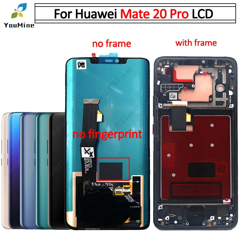 ЖК дисплей с дигитайзером для Huawei Mate 20 Pro сенсорный экран дигитайзер pro рамкой в