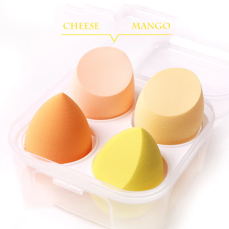 4 шт. спонж для макияжа с футляром хранения | Красота и здоровье