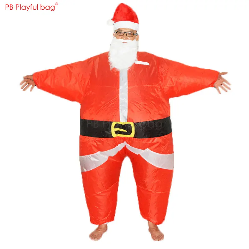 Игривый мешок Санта Клаус надувная Одежда для взрослых Новинка Санта косплей вечерние смешная Рождественская одежда новая игрушка AA14 от AliExpress RU&CIS NEW