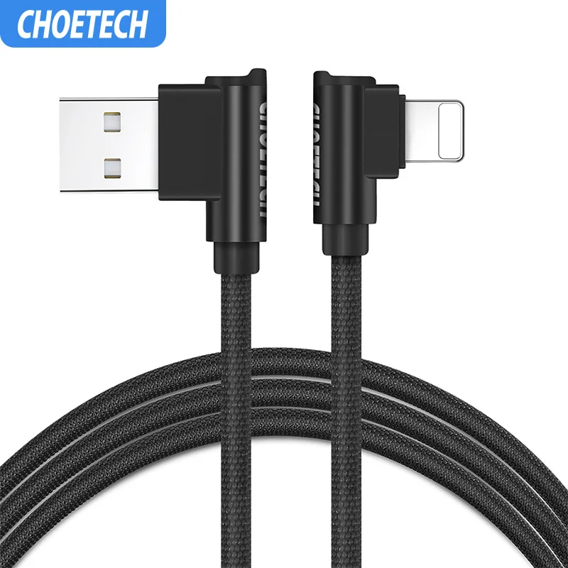 90 градусов USB зарядное устройство L Тип Быстрый кабель для iphone Xr Xs Max 8 7s 6 plus 6s 5 5S se ipad кабель для быстрой зарядки данных