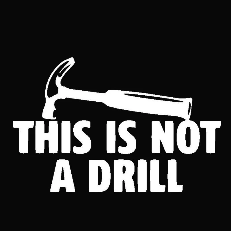 Смешные цвета это не дрель компьютерная наклейка для грузовика окна бампера