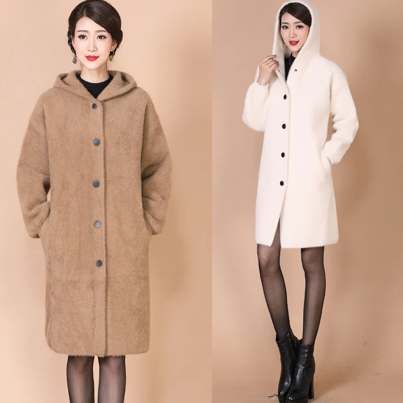 

New Wool Jacket 2020 Women Winter Sheep shearing Coat Loose Plus Size M-5XL Female Thicken Warm Fur Jacket Fashion Fur Coats s