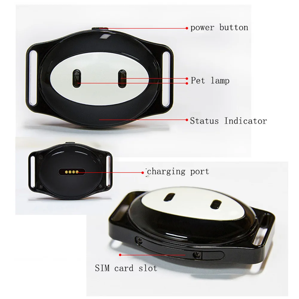 

Pet Locator Intelligence Waterproof Tracker Longtime Standby Dog Cat GPS Location Tracker