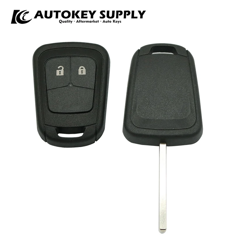 

For Chevrolet 2 Buttons Remote Key Shell Without Logo Autokeysupply AKGMS275