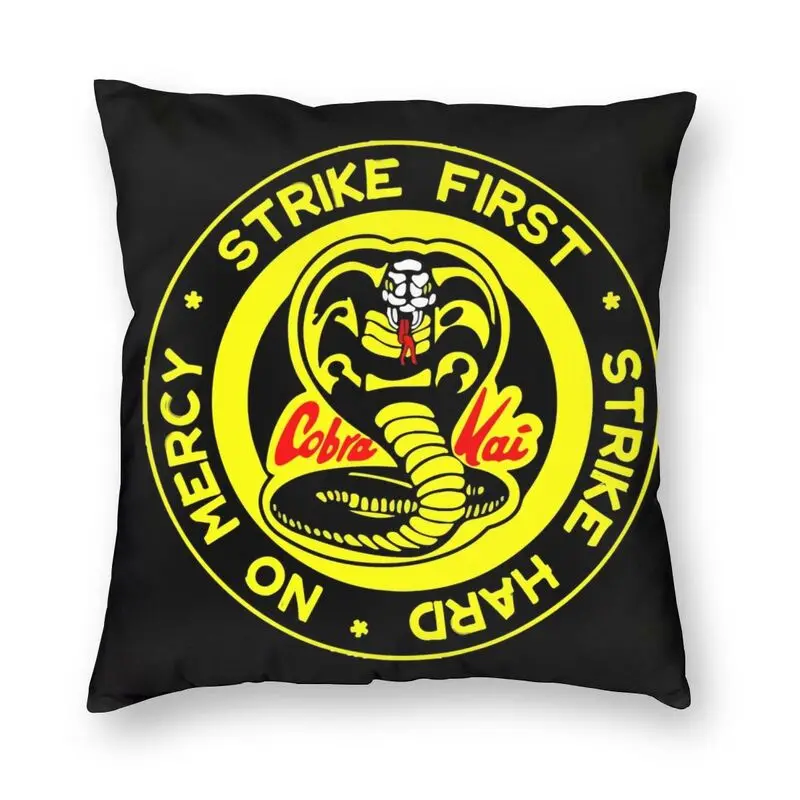 

Наволочка-Подушка Cobra Kai, домашний декор, Наволочка на подушку 40x40, наволочка для гостиной