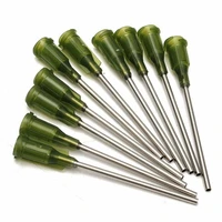 10 piecesset of dispensing needles syringe head 1 5 inches long 14 needles olive needle used for mixing multiple liquids