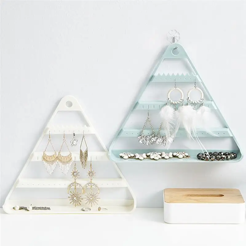 

1PCS Earring Hanging Holder Creative Triangle Multipurpose Earring Stand Earring Organizer Earrings Stud Jewelry Display Stand