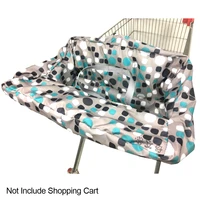 durable polyester multifunctions non slip foldable seat cover mat high chair cover for shopping cart for baby